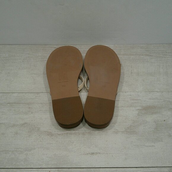 Madewell Paris Minimalist Sandal in Nude Tan Strappy Flats Size 10 - Picture 16 of 16